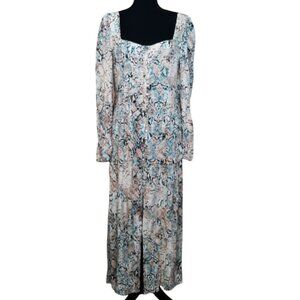 NEW AFRM Mariska Long Sleeve Midi Dress